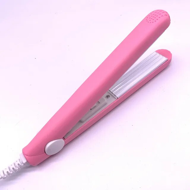 Mini Ceramic Hair Straightener & Curler