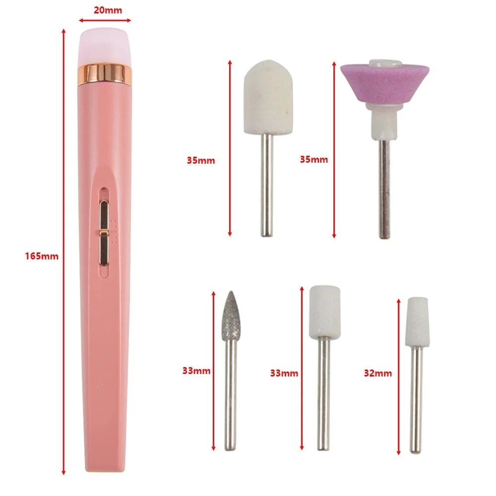 5 in 1 Portable Electric Nail Polisher Remover