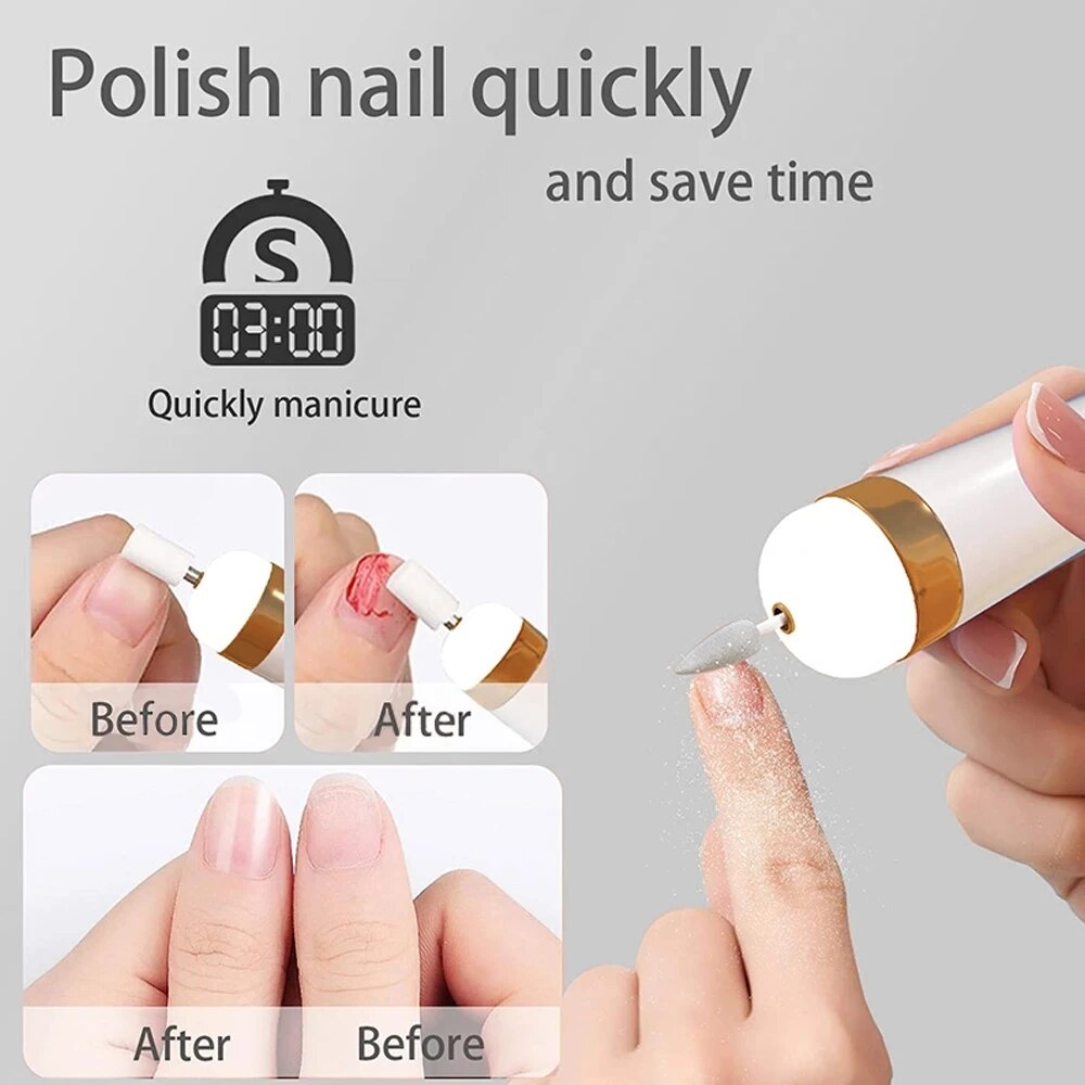 5 in 1 Portable Electric Nail Polisher Remover