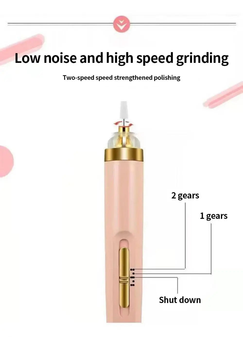 5 in 1 Portable Electric Nail Polisher Remover