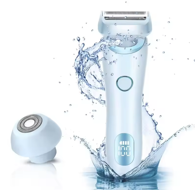 2-in-1 Painless Electric Razor for Women – Smooth Hair Removal, Wet or Dry