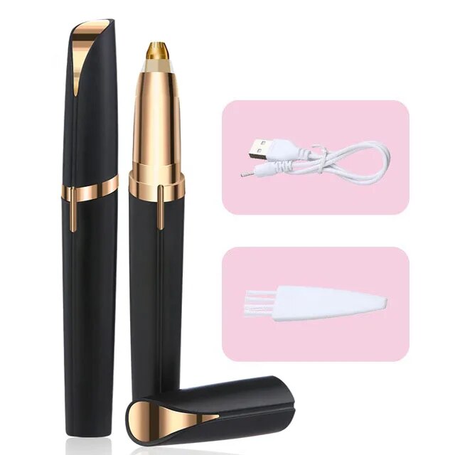 Flawless Beauty: Women's Painless Electric Eyebrow Trimmer