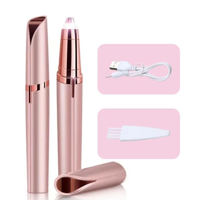 Flawless Beauty: Women's Painless Electric Eyebrow Trimmer