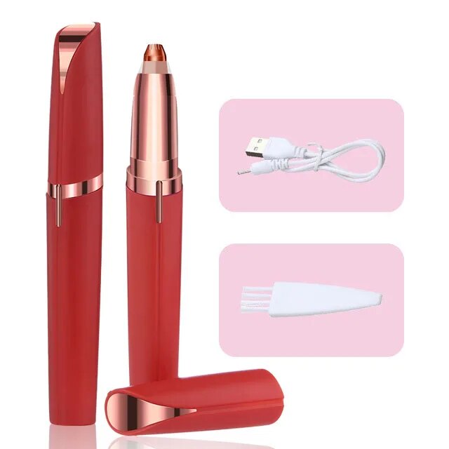 Flawless Beauty: Women's Painless Electric Eyebrow Trimmer