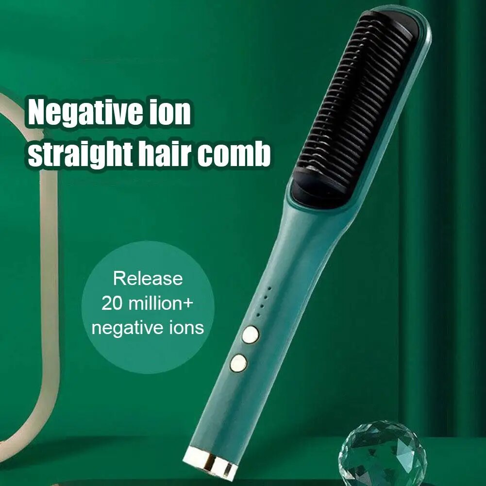 Hair Straightener Comb: Versatile Anti-Scalding Tool for Straightening and Styling Hair