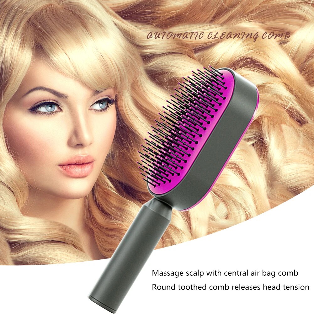 3D Air Cushion Hair Massager and Detangling Brush