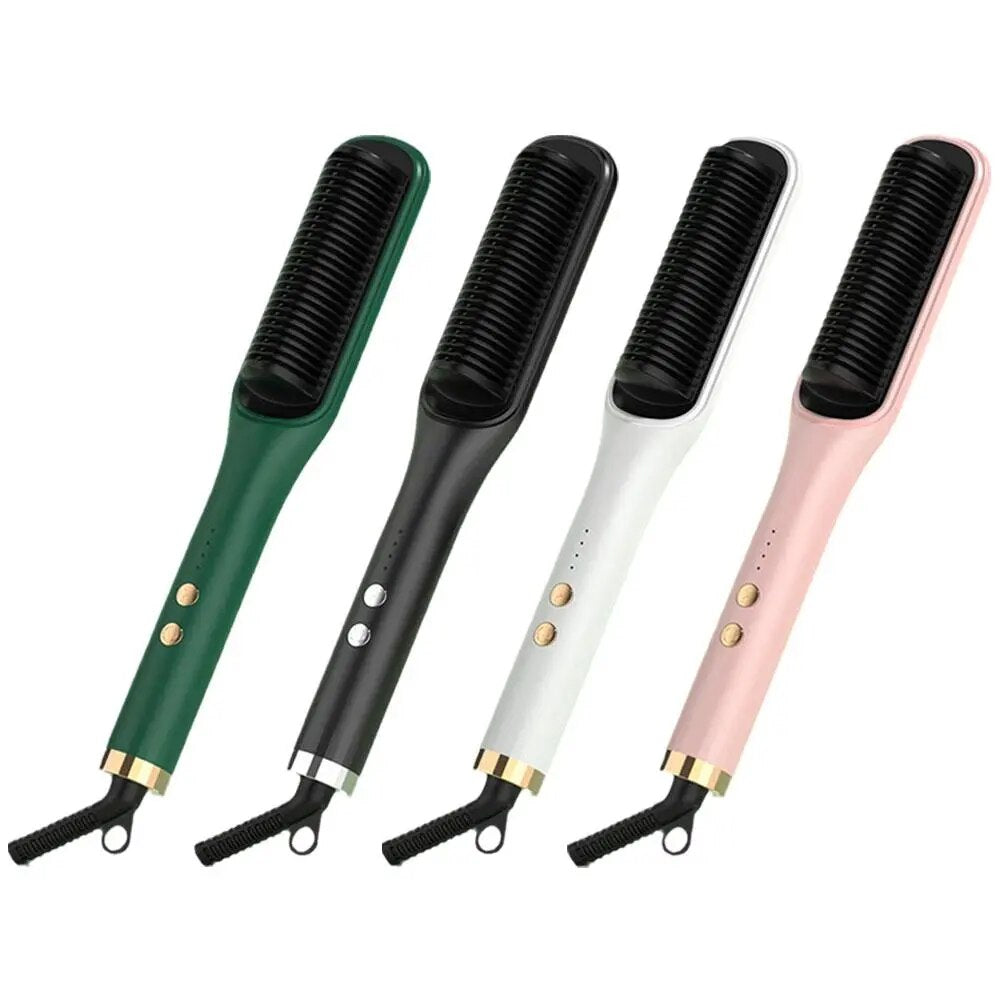 Hair Straightener Comb: Versatile Anti-Scalding Tool for Straightening and Styling Hair