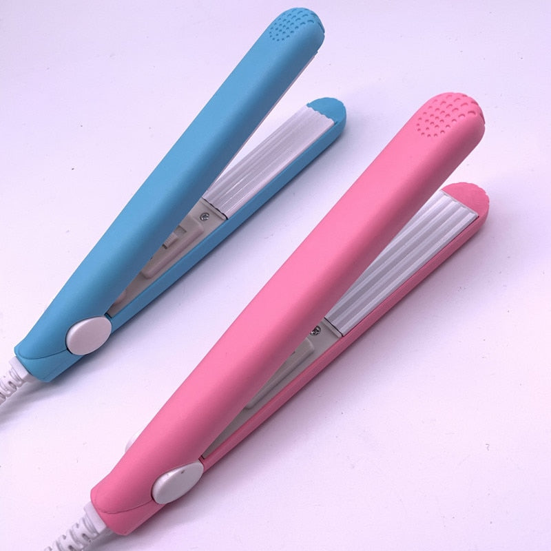 Mini Ceramic Hair Straightener & Curler