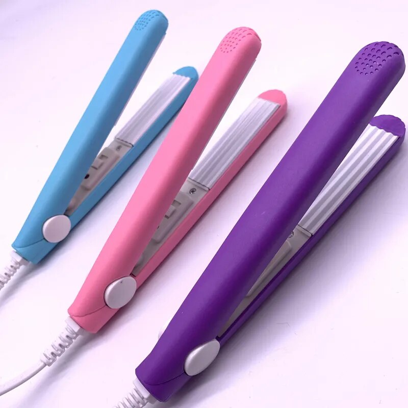 Mini Ceramic Hair Straightener & Curler