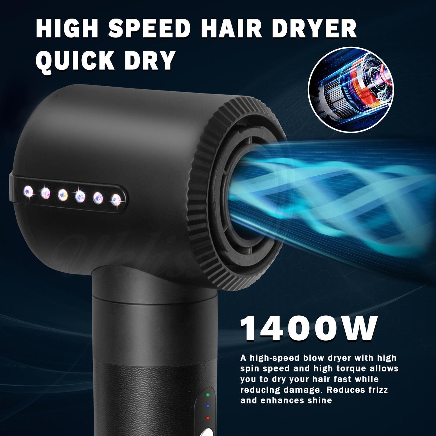 7-in-1 Professional Ionic Hair Dryer