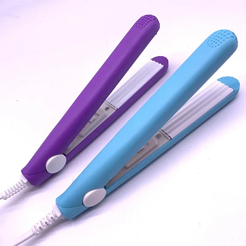 Mini Ceramic Hair Straightener & Curler