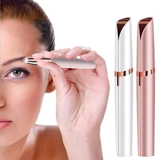 Flawless Beauty: Women's Painless Electric Eyebrow Trimmer