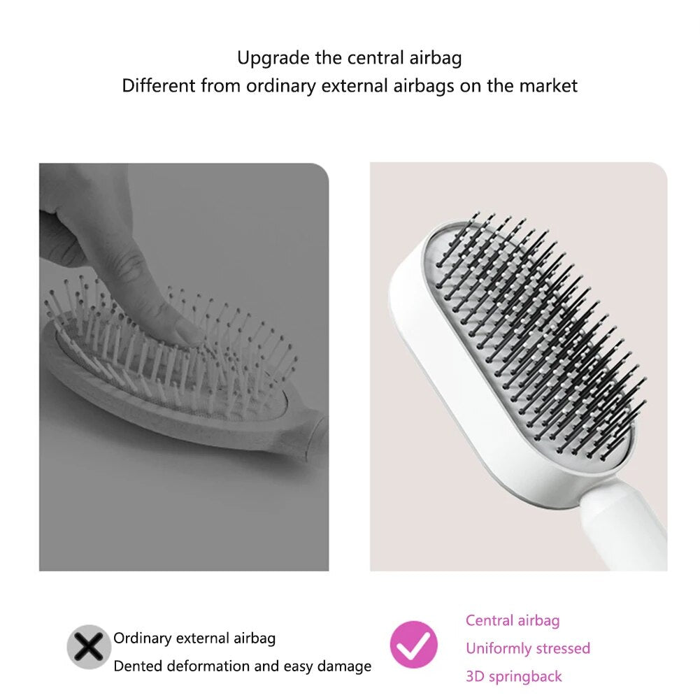 3D Air Cushion Hair Massager and Detangling Brush