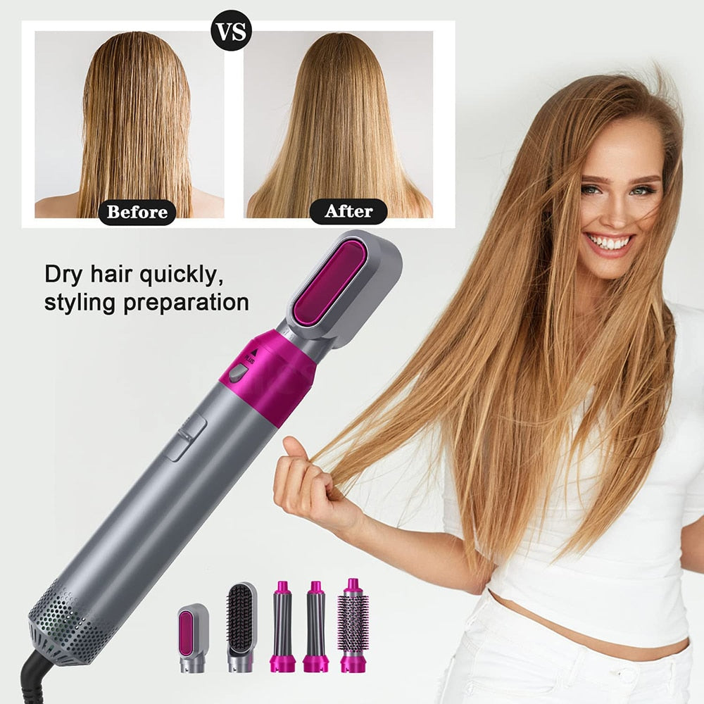 Hair dryer hotsell comb straightener