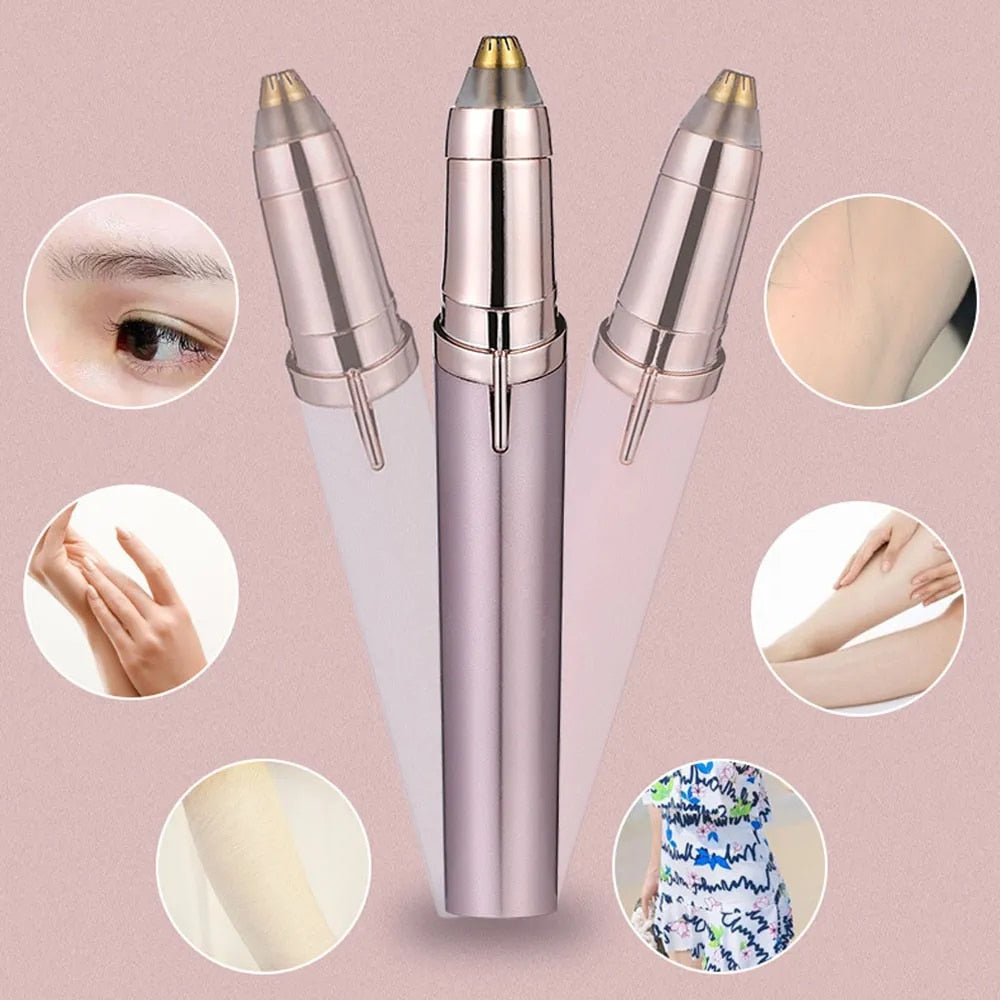 Flawless Beauty: Women's Painless Electric Eyebrow Trimmer