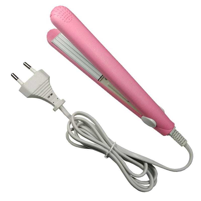 Mini Ceramic Hair Straightener & Curler