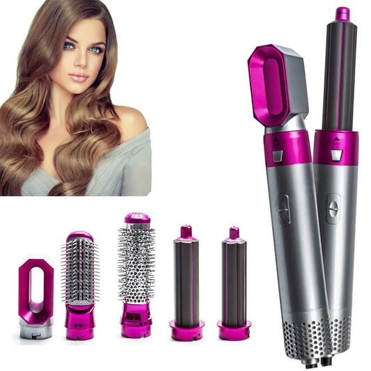 5-in-1 Hair Straightener and Dryer Comb